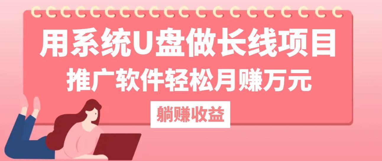 （12666期）用系统U盘做长线项目，推广软件轻松月赚万元（附制作教程+软件）-哔搭谋事网-原创客谋事网