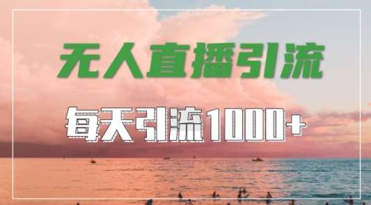 抖音快手视频号全平台通用，无人直播引流法，超暴力引流1000+高质量精准创业粉【揭秘】-哔搭谋事网-原创客谋事网