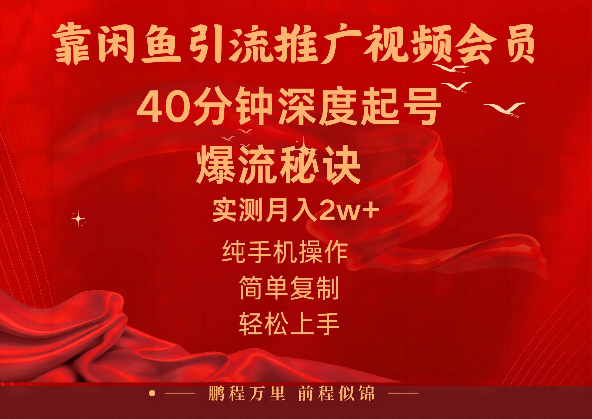 （10896期）闲鱼暴力引流推广视频会员，能做到日入2W+，操作简单-哔搭谋事网-原创客谋事网