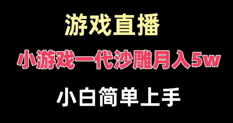 玩小游戏一代沙雕月入5w，爆裂变现，快速拿结果，高级保姆式教学【揭秘】-哔搭谋事网-原创客谋事网