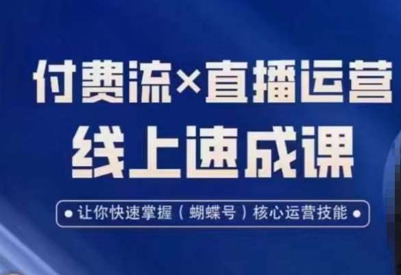 视频号付费流实操课程，付费流✖️直播运营速成课，让你快速掌握视频号核心运营技能-哔搭谋事网-原创客谋事网