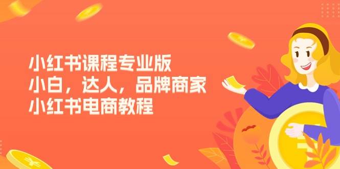 （11022期）小红书课程专业版，小白，达人，品牌商家，小红书电商教程（15节）-哔搭谋事网-原创客谋事网