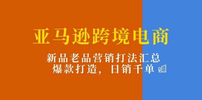 （11433期）亚马逊跨境电商：新品老品营销打法汇总，爆款打造，日销千单-哔搭谋事网-原创客谋事网