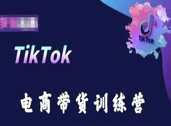 TikTok电商带货训练营，跟随时代潮流，跨境掘金-哔搭谋事网-原创客谋事网