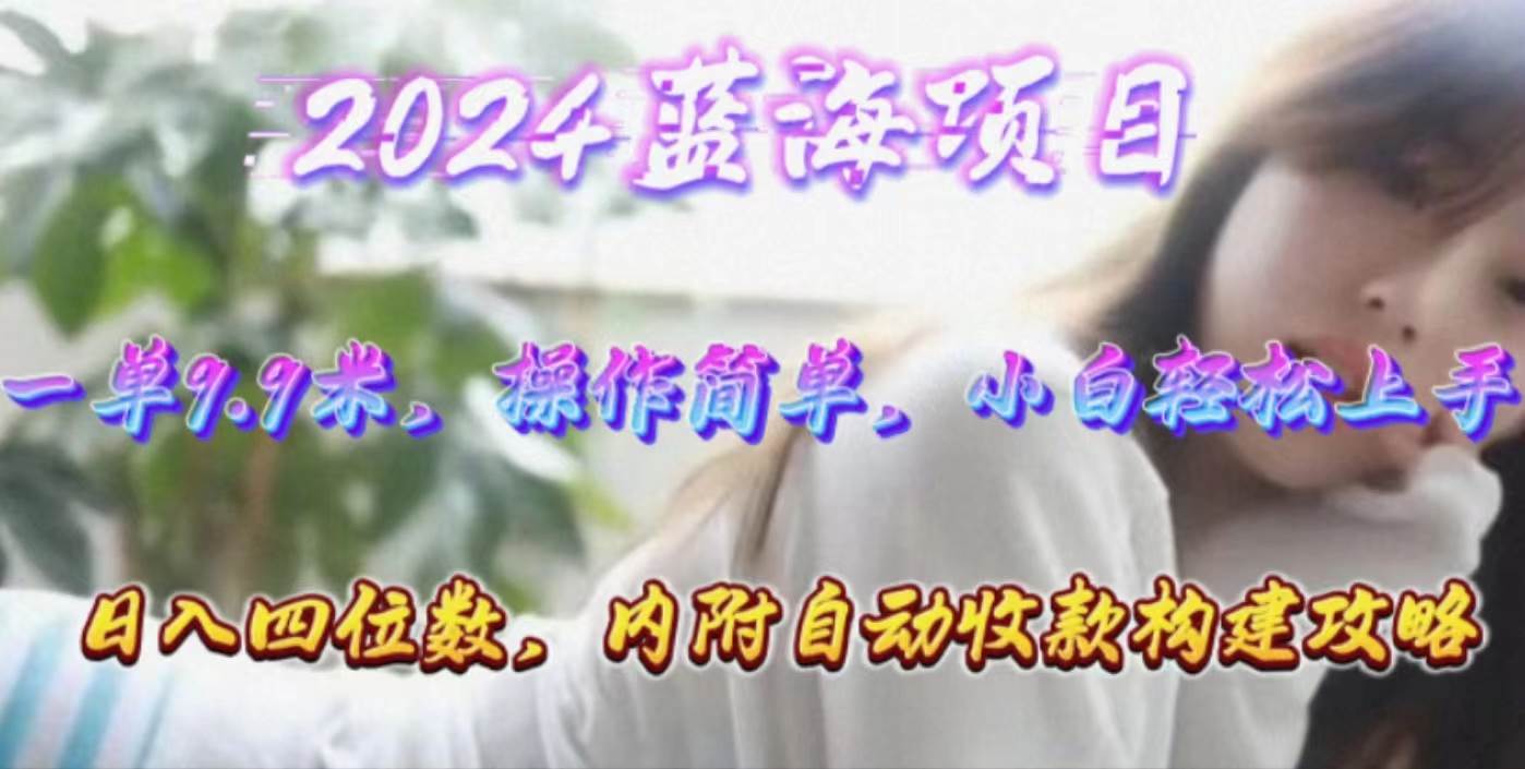 （10204期）年轻群体的蓝海市场，1单9.9元，操作简单，小白轻松上手，日入四位数-哔搭谋事网-原创客谋事网