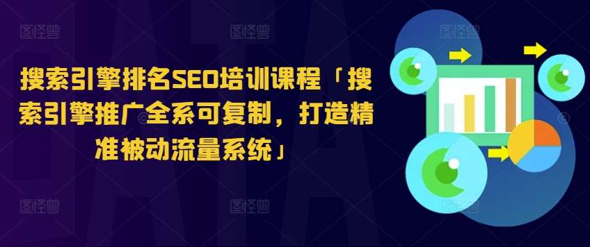 搜索引擎排名SEO培训课程「搜索引擎推广全系可复制，打造精准被动流量系统」-哔搭谋事网-原创客谋事网