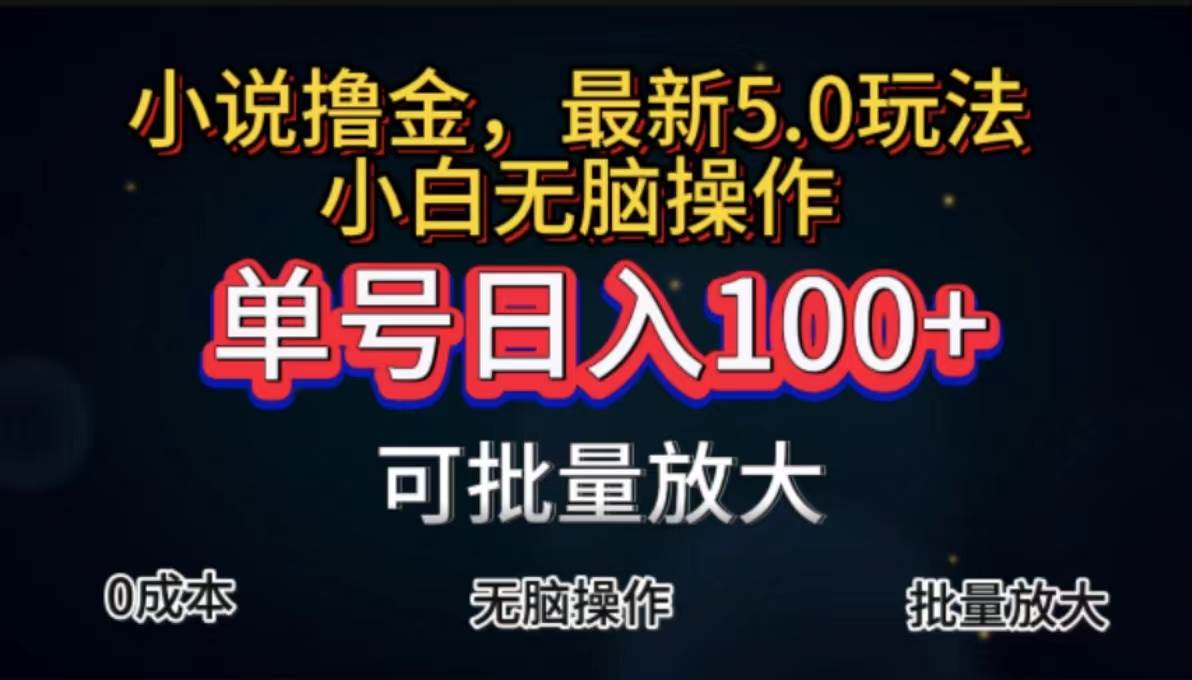 （11651期）全自动小说撸金，单号日入100+小白轻松上手，无脑操作-哔搭谋事网-原创客谋事网