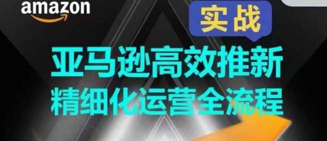 亚马逊高效推新精细化运营全流程，全方位、快速拉升产品排名和销量!-哔搭谋事网-原创客谋事网