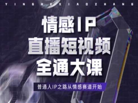 情感IP直播短视频全通大课，普通人IP之路从情感赛道开始-哔搭谋事网-原创客谋事网