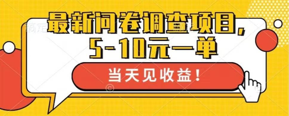 （13167期）最新问卷调查项目，单日零撸100＋-哔搭谋事网-原创客谋事网