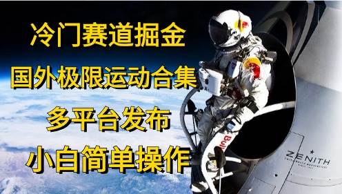 （10745期）冷门赛道掘金，国外极限运动视频合集，多平台发布，小白简单操作-哔搭谋事网-原创客谋事网