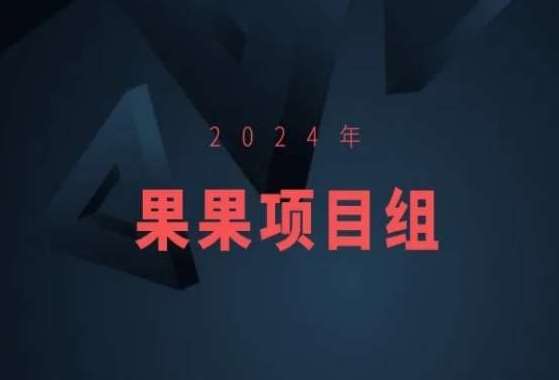 2024年果果项目组项目合集-果果最新项目-哔搭谋事网-原创客谋事网