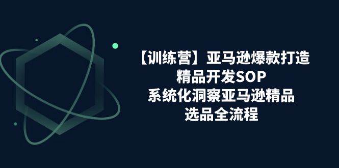 （11210期）【训练营】亚马逊爆款打造之精品开发SOP，系统化洞察亚马逊精品选品全流程-哔搭谋事网-原创客谋事网