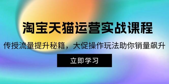 （12959期）淘宝&天猫运营实战课程，传授流量提升秘籍，大促操作玩法助你销量飙升-哔搭谋事网-原创客谋事网