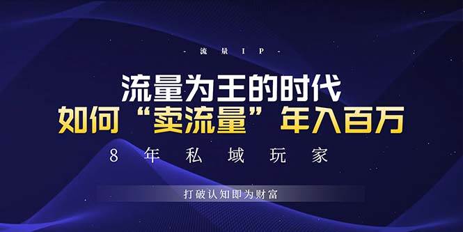 （13433期）未来如何通过“卖流量”年入百万，跨越一切周期绝对蓝海项目-哔搭谋事网-原创客谋事网