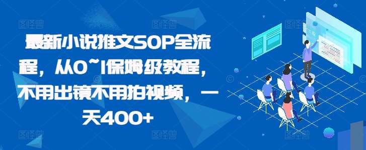 最新小说推文SOP全流程，从0~1保姆级教程，不用出镜不用拍视频，一天400+-哔搭谋事网-原创客谋事网