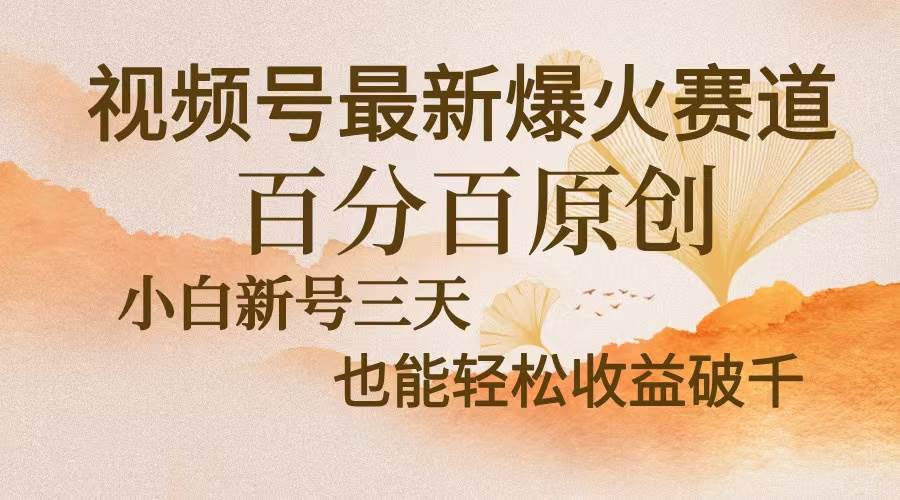 （13225期）视频号最新爆火赛道，中老年粉深信不疑，百分百原创，新号三天收益轻松…-哔搭谋事网-原创客谋事网