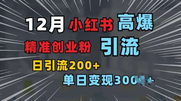 小红书一张图片“引爆”创业粉，单日+200+精准创业粉 可筛选付费意识创业粉【揭秘】-哔搭谋事网-原创客谋事网