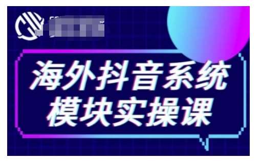 海外抖音Tiktok系统模块实操课，TK短视频带货，TK直播带货，TK小店端实操等-哔搭谋事网-原创客谋事网