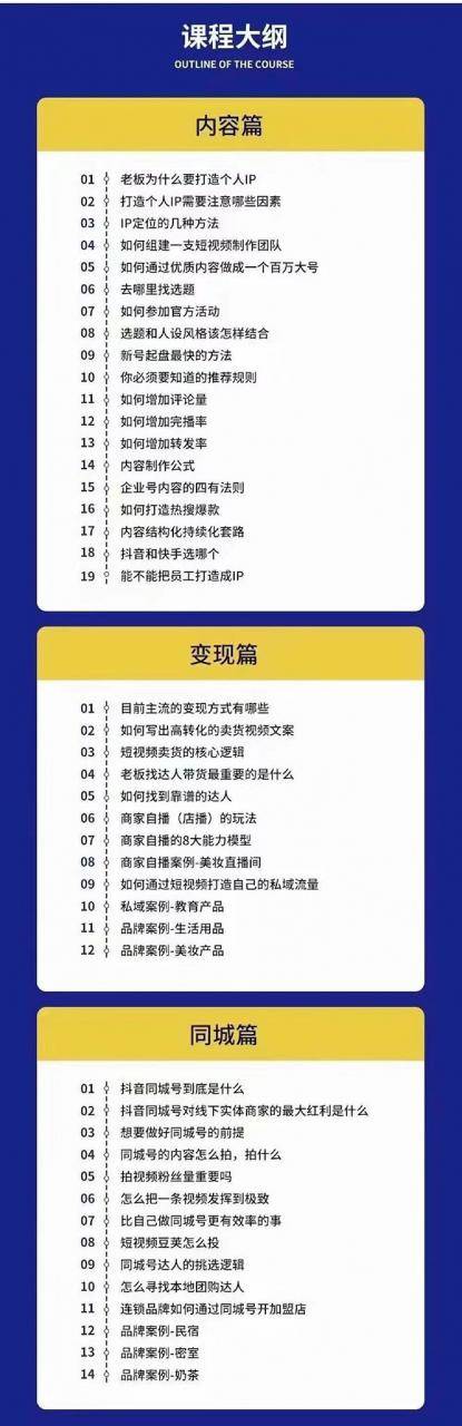 短频视流量变现课：解决流量焦虑，实现降本增效-哔搭谋事网-原创客谋事网