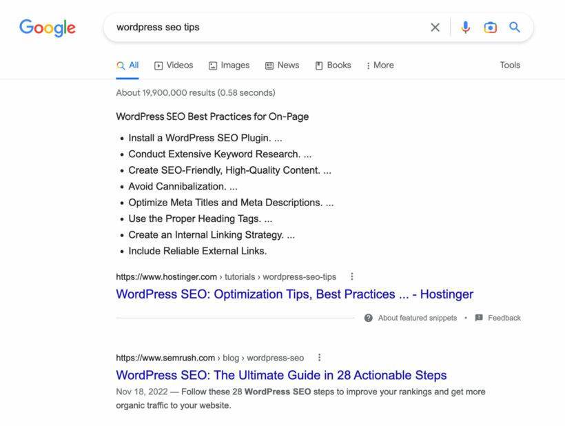 WordPress 网站SEO：增加Google 精选摘要机会指南-哔搭谋事网-原创客谋事网