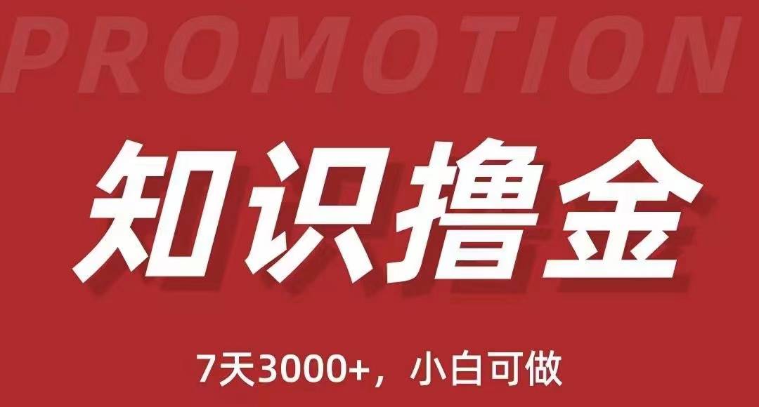 抖音知识撸金项目：简单粗暴日入1000+执行力强当天见收益(教程+资料)-哔搭谋事网-原创客谋事网