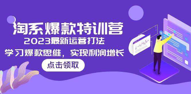 2023淘系爆款特训营，2023最新运营打法，学习爆款思维，实现利润增长-哔搭谋事网-原创客谋事网