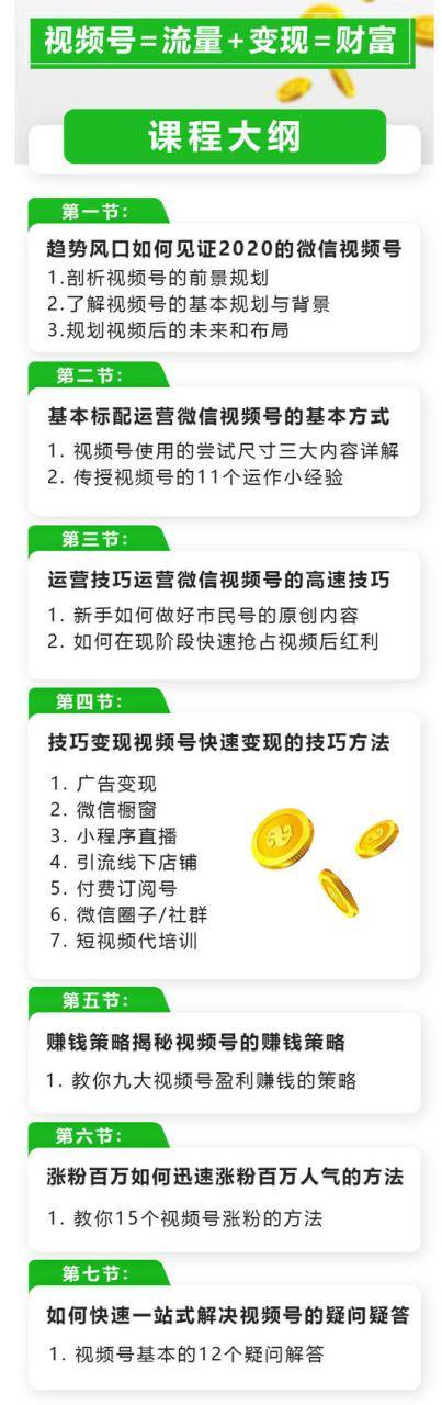 玩转微信视频号赚钱：小白变大咖 涨粉百万 实现快速变现1000万的现金流-哔搭谋事网-原创客谋事网