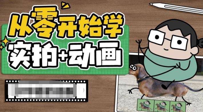 从零开始学实拍加动画，实拍加动画创意教程（49节视频课）-哔搭谋事网-原创客谋事网